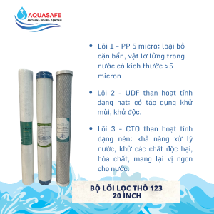 Bộ lõi lọc thô 123-20 inch