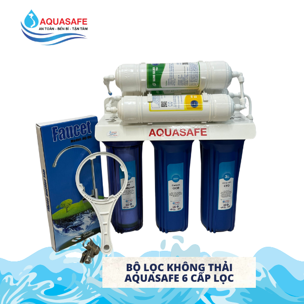 BỘ LỌC KHÔNG THẢI AQUASAFE 6 CẤP LỌC - ASKTUF6HQ