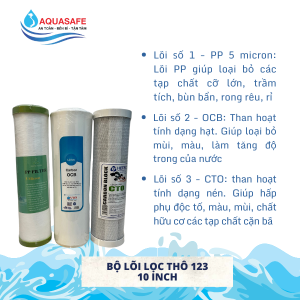 Bộ lõi lọc thô 123 - 10 inch