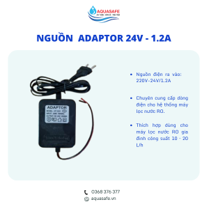 Nguồn Adapter 24V - 1.2V
