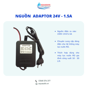 Nguồn Adapter 24V - 1.5A
