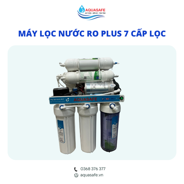 Máy lọc nước RO Plus 7 cấp lọc