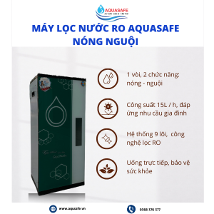 Máy lọc nước Ro Aquasafe nóng - nguội