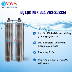 Bộ lọc Inox 304 VWS-25SS34