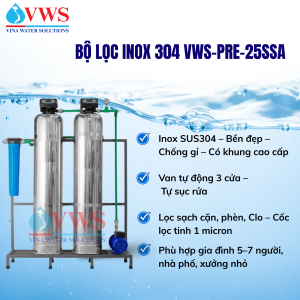 Bộ lọc Inox 304 VWS-PRE-25SSA
